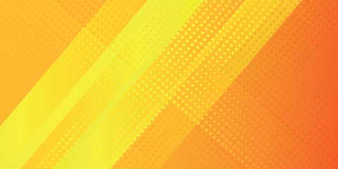 Abstract modern background gradient colors. Orange and yellow gradient with halftone effect.