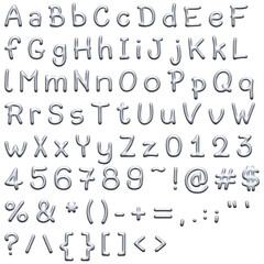 Decorative Alphabet and Numbers Set