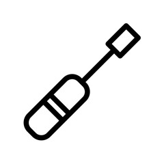 screwdriver, labor and constructions line icon set vector