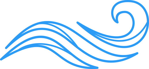 Wave Simple Line Icon