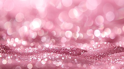 64. Beautifully crafted pink backdrop with a bokeh effect, featuring subtle glow and sparkle elements, perfect for creating an enchanting and nostalgic Y2K ambiance