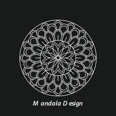  flower,  lines texture mandala abstract background with circles