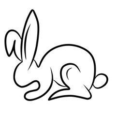 Rabbit  Icon Vector 