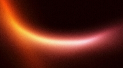 Abstract dark glowing neon blue orange green grainy gradient texture background summer poster and banner. Glowing noise texture gradient effect web banner or poster. Neon texture grainy gradient.