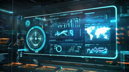 Futuristic Tech Interface