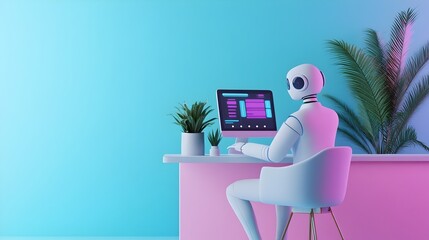 Sleek and Intuitive AI Powered Chatbot Interacting with Users on a Website