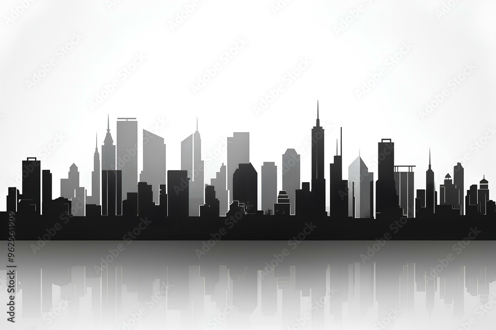 Poster city skyline