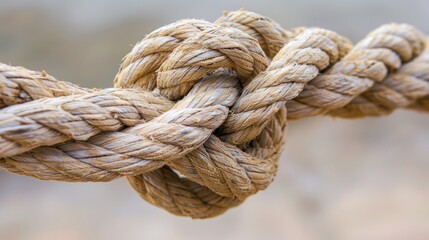 Close-up of a Rope Knot