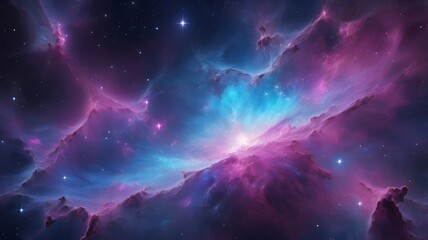 Obraz premium space galaxy background