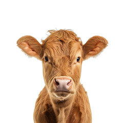 cow isolated on white