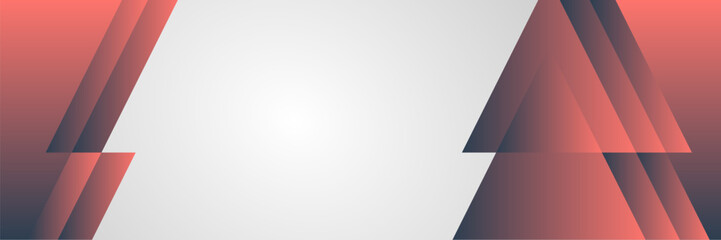 An abstract image with red and white triangular shapes as background..