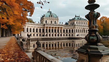 Autumn New Palace with Prussian Baroque Charm