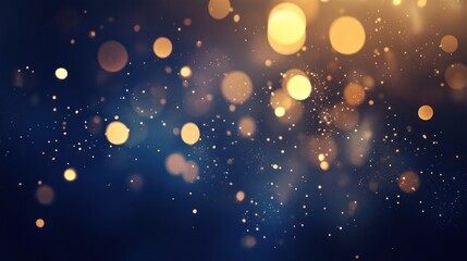 Obraz premium Abstract Gold Bokeh Lights Background
