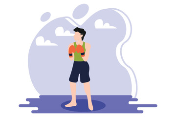 Sport Flat Design Illustration