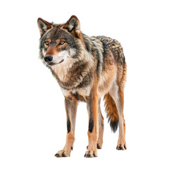 wolf isolated on white