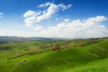 Fototapeta premium Hills Landscape Background