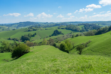 Fototapeta premium Hills Landscape Background