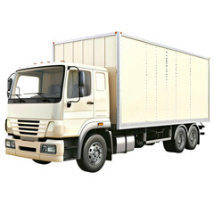 truck isolated on white