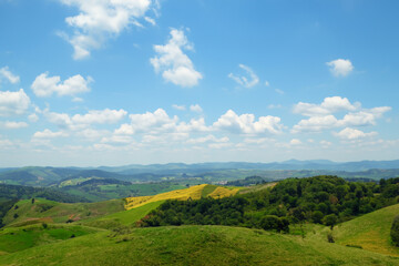 Fototapeta premium Hills Landscape Background