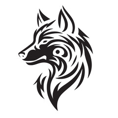 Wolf vector Lone Wolf vector Tribal Wolf vector