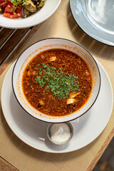 tomato soup with basil