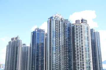 Fototapeta premium New Residential Buildings in Kai Tak Development Area, Hong Kong