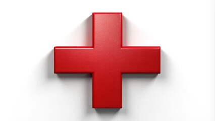 A red cross on white background represents faith, hope, and courage, often flown as a national flag, symbolizing bravery and ultimate sacrifice.