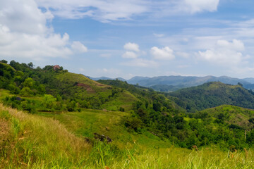 Naklejka premium Hills Landscape Background