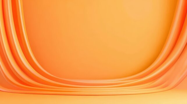 A vivid orange layout design perfect for business reports, featuring smooth circle gradients for a clean, modern look.