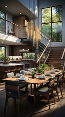 Fototapeta premium modern home interior 