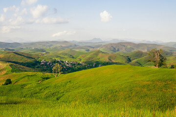 Fototapeta premium Hills Landscape Background