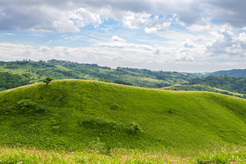 Fototapeta premium Hills Landscape Background