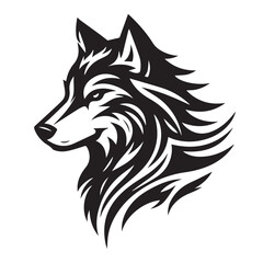 Wolf vector Lone Wolf vector Tribal Wolf vector
