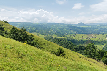 Fototapeta premium Hills Landscape Background