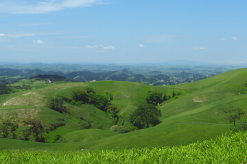 Fototapeta premium Hills Landscape Background