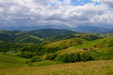 Fototapeta premium Hills Landscape Background