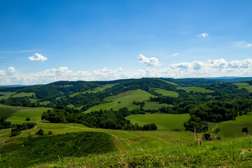 Fototapeta premium Hills Landscape Background