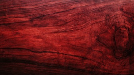 Background of polished cherry wood with deep reddish-brown hues and a reflective sheen, highlighting luxury.