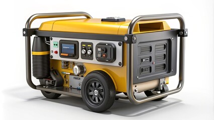 A mobile electric generator that provides on-the-go power for various uses