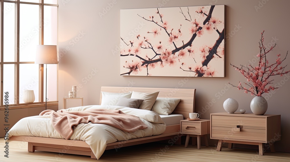 Canvas Prints interior of a bedroom