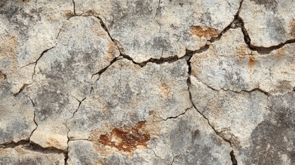 Obraz premium Close-up of an ancient stone road with visible wear marks and moss growth between the cobbles.