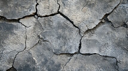 Obraz premium Close-up of an ancient stone road with visible wear marks and moss growth between the cobbles.