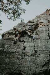 climbing mountains