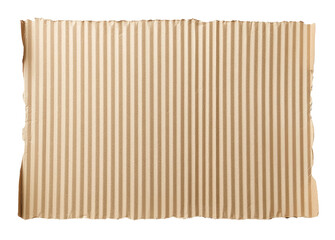 Fototapeta premium Piece of cardboard isolated on transparent background