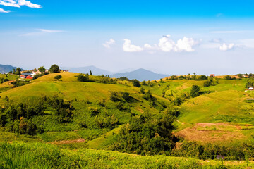 Fototapeta premium Hills Landscape Background