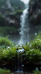 A breathtaking landscape of rolling hills and lush greenery.