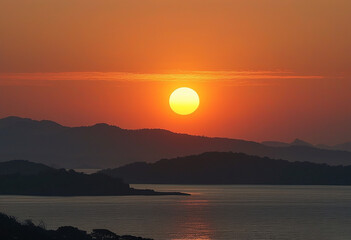 Golden Twilight with Sun Rays and Evening Clouds – Perfect for Sunset and Nature Scenes