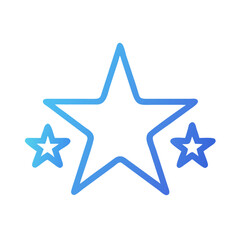 Obraz premium Clean Star Shape Icon in Flat Design for Web & Apps