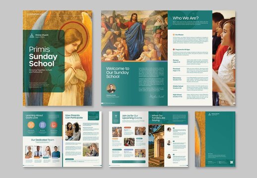 Modern Church Brochure Template