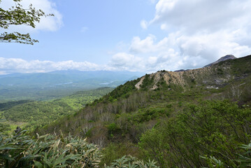 Climbing Mt. Bandai, Aizu, Fukushima, Japan